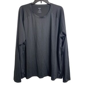 REI Co-op  XXL Black Long Sleeve Performance Outdoor Hiking Shirt  Running Top